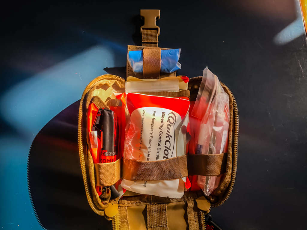 first aid kit supplies inside mymedic